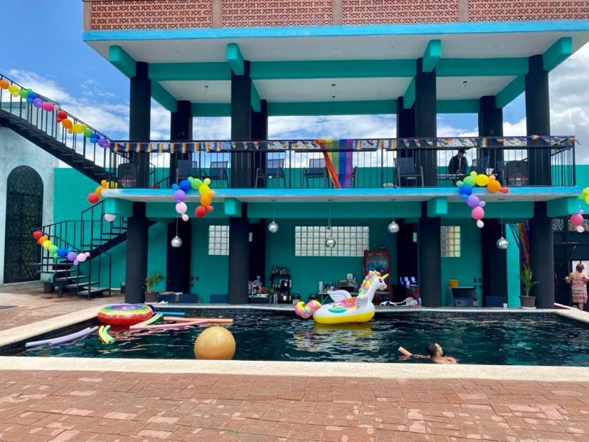 Hierve El Agua Eco Hostel - Confetti Pool Club San Pablo Villa de Mitla Buitenkant foto